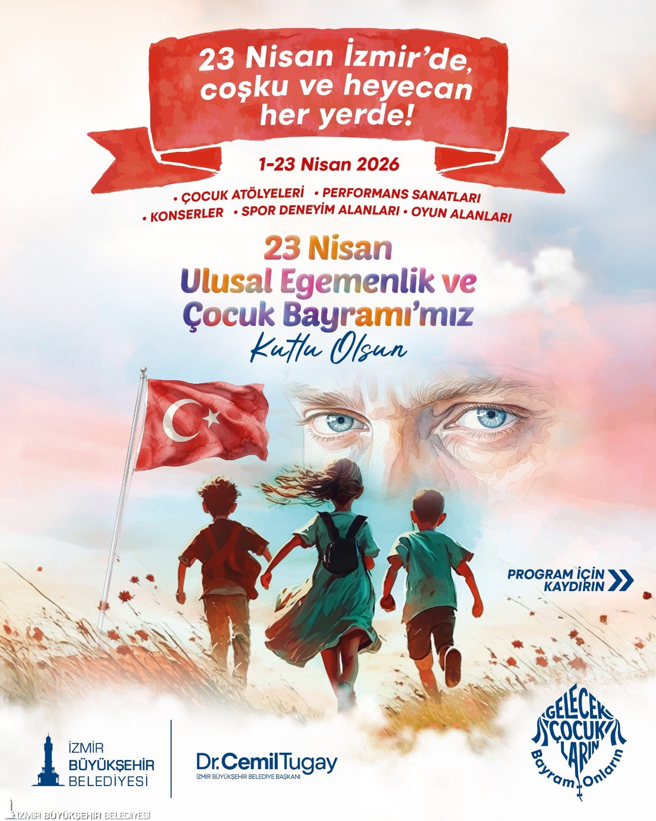 İzmir’de 23 Nisan coşkusu dört bir yanda