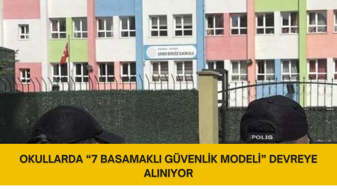 OKULLARDA “7 BASAMAKLI GÜVENLİK MODELİ” DEVREYE ALINIYOR