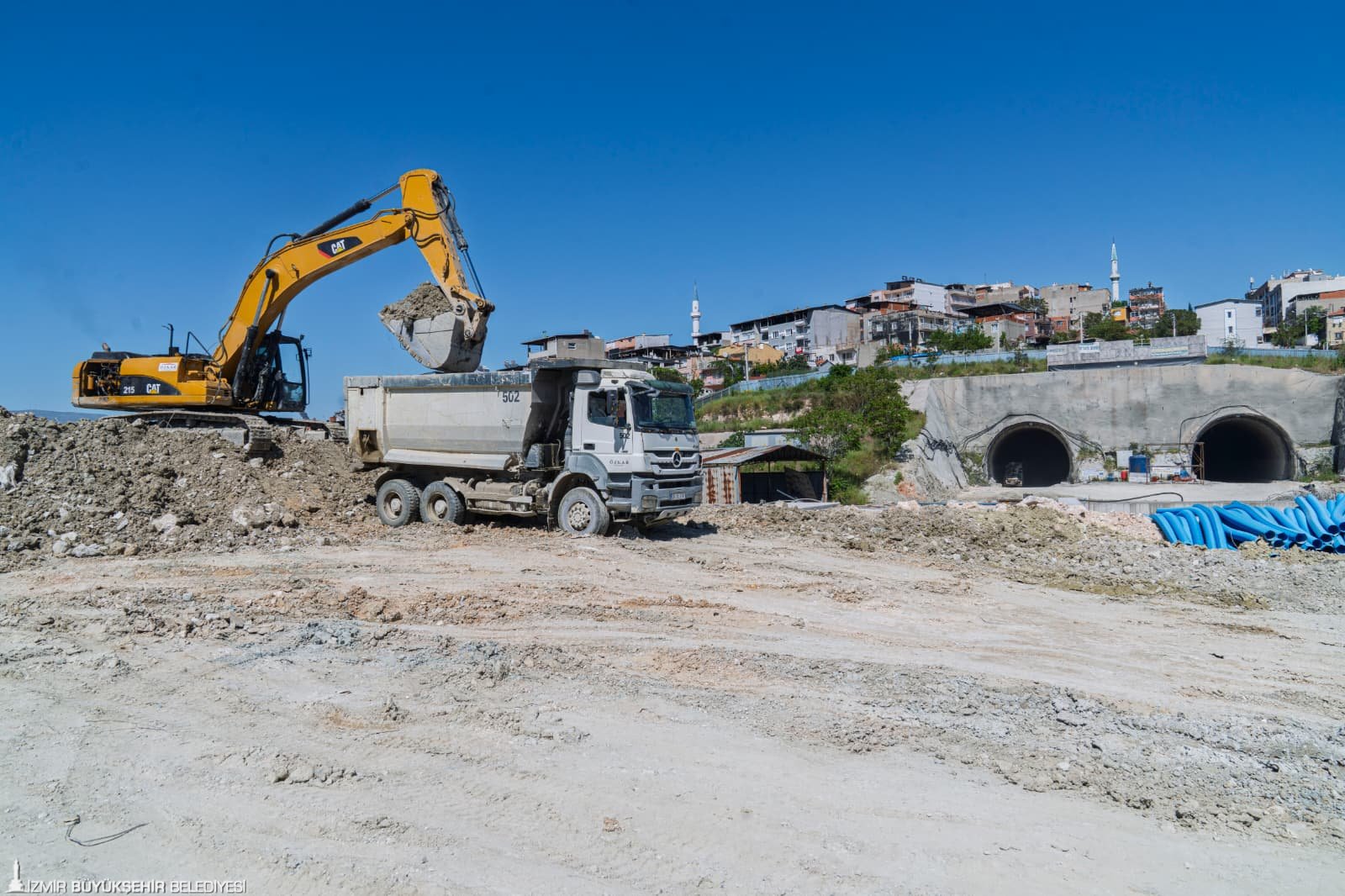 Onat Tüneli’nde çalışmalar sürüyor