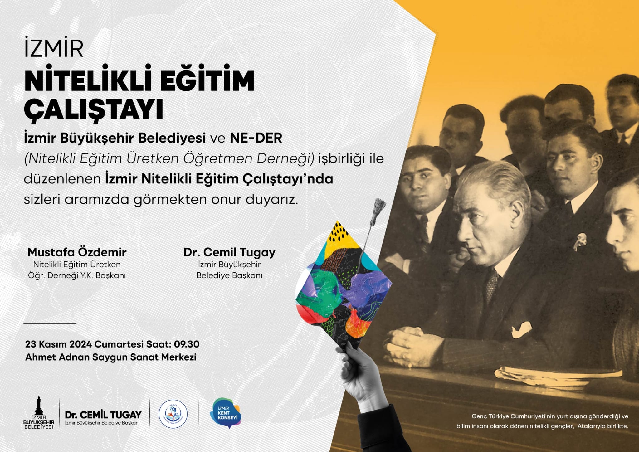 İZMİR’DE EĞİTİM İÇİN TARİHİ BULUŞMA: “ÖĞRETMEN ÜNİVERSİTESİ PROJESİ” GÜNDEMDE