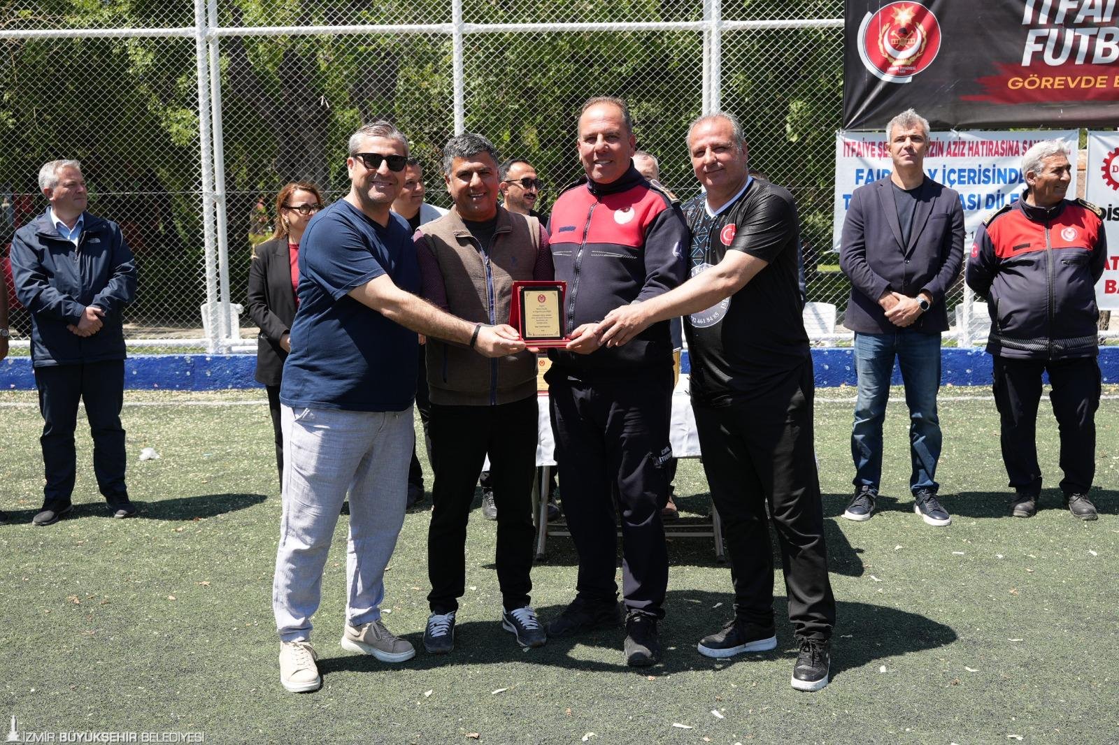 İtfaiyecilerden anlamlı turnuva