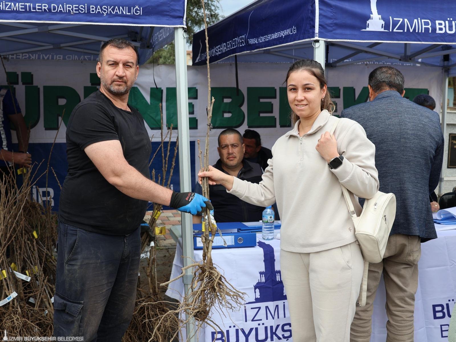 Beydağlı üreticiye çifte destek
