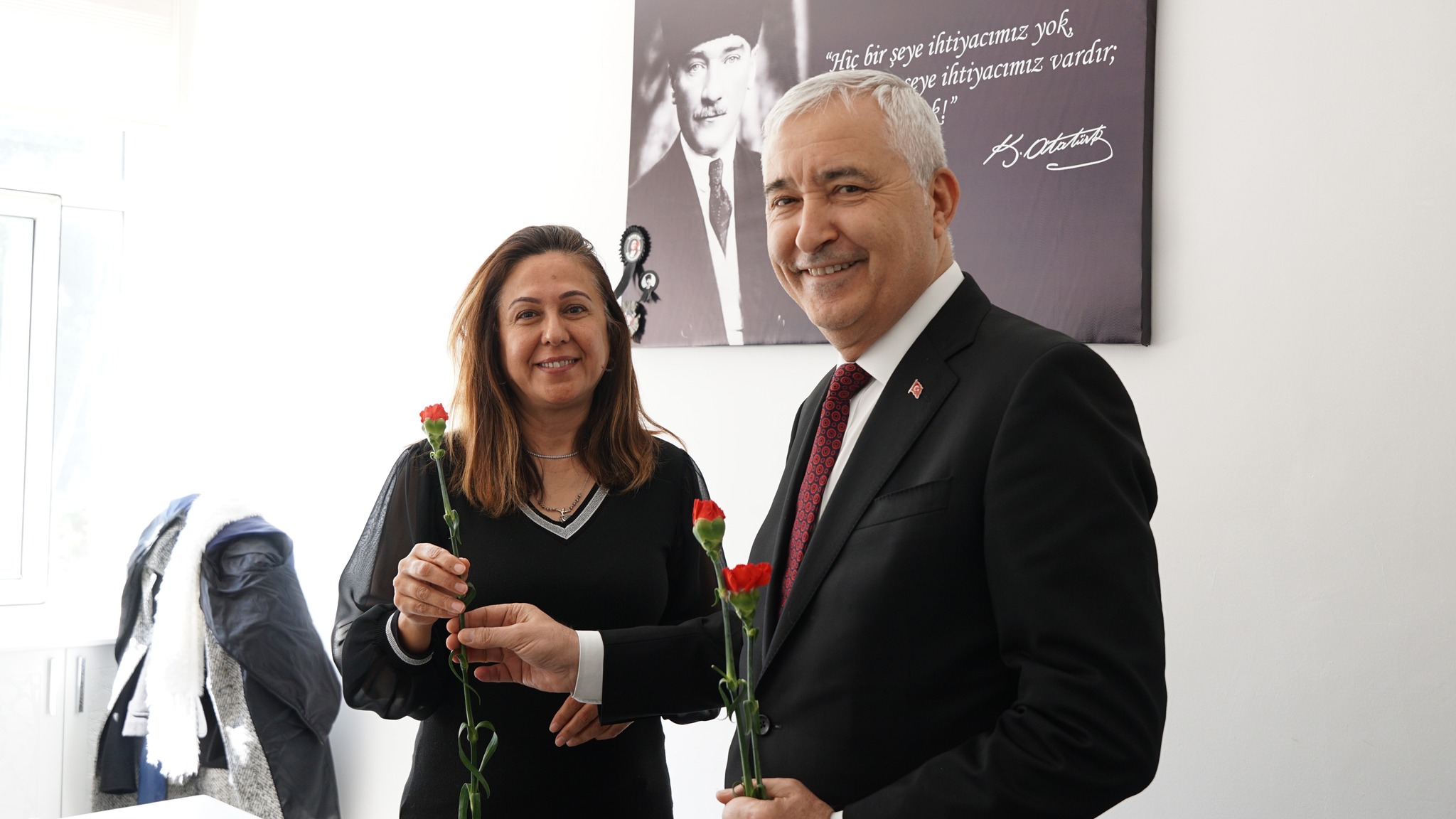 Başkan T&uuml;rkmen Adliye &Ccedil;alışanları İle