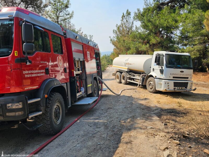 İzmir Büyükşehir Belediyesi Çanakkale Kayadere mevkiinde başlayan ve pek çok