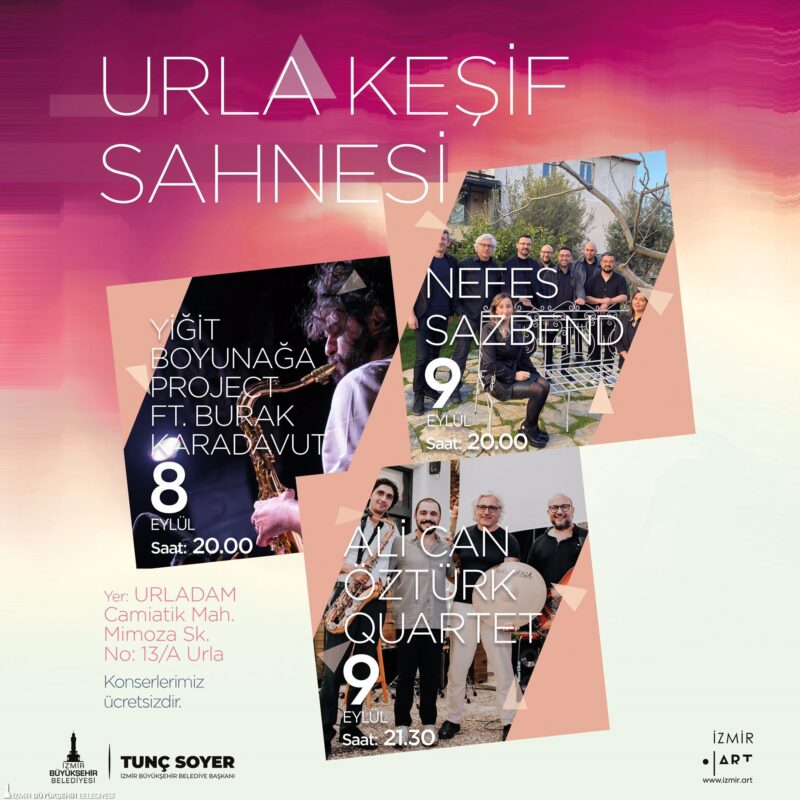 İzmir Büyükşehir Belediyesi’nin düzenlediği "Urla Keşif Konserleri” bu akşam başlıyor.