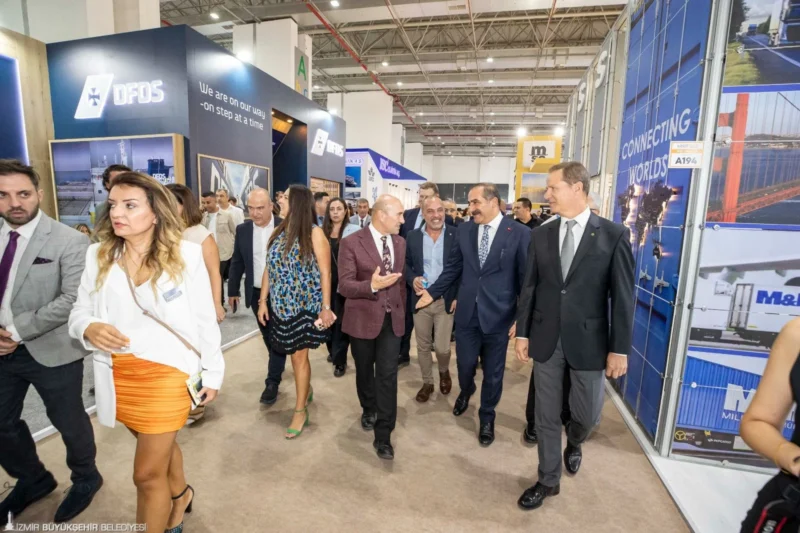 İzmir Büyükşehir Belediyesi'nin ev sahipliğinde İZFAŞ tarafından düzenlenen Logistech –