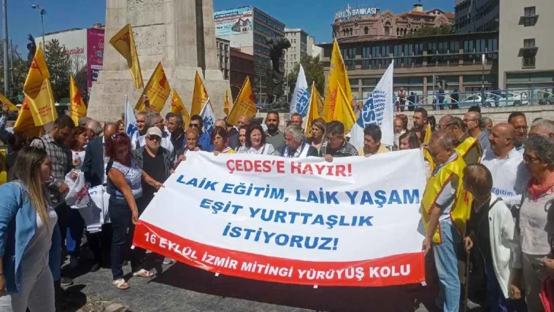ÇEDES projesine karşı çıkarak laik ve bilimsel eğitimi savunanlar, bugün