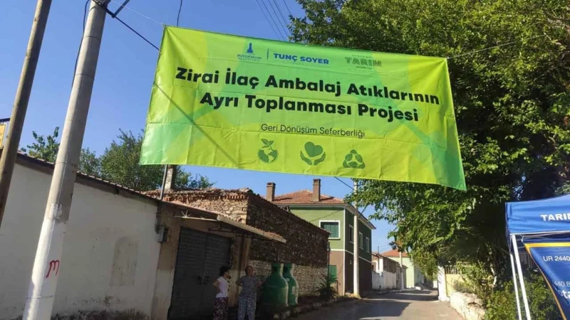 İzmir Büyükşehir Belediyesi, zirai ilaçların doğaya atılan ambalaj atıklarına karşı