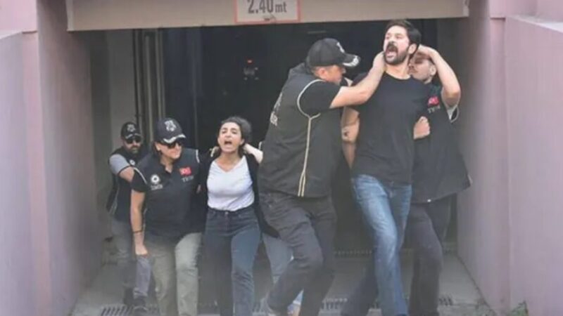  HDP İzmir il eş başkanları Vedat Çınar Altan ve