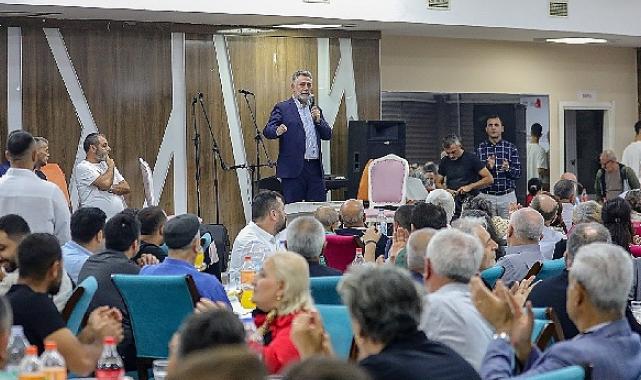 Bayraklı Belediye Başkanı Serdar Sandal, İzmir Alevi Kültür Derneği Yamanlar
