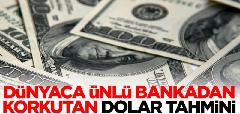 IMF'nin verilerine göre, dolar/TL'nin 2028’de 119,85’e yükselmesi bekleniyor.
