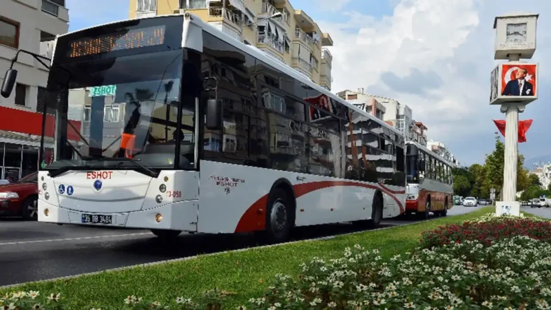 İzmir'de otobüsle ulaşımı sağlayan ESHOT, iki farklı bölge için güzergah