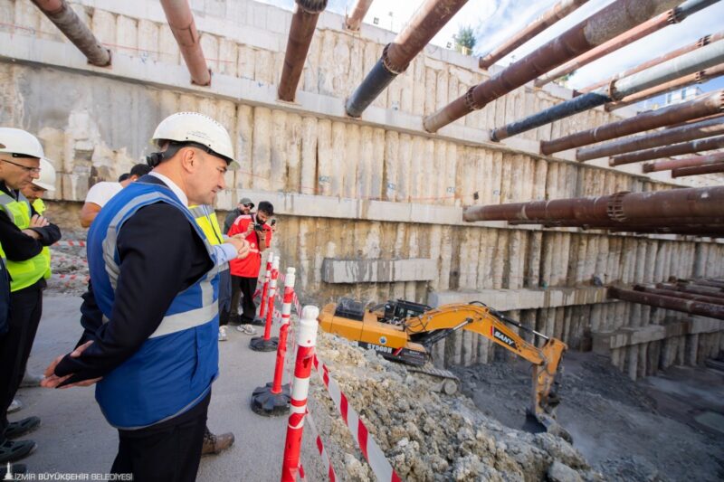 İzmir tarihinin en büyük raylı sistem yatırımı Üçyol-Buca Metro hattında