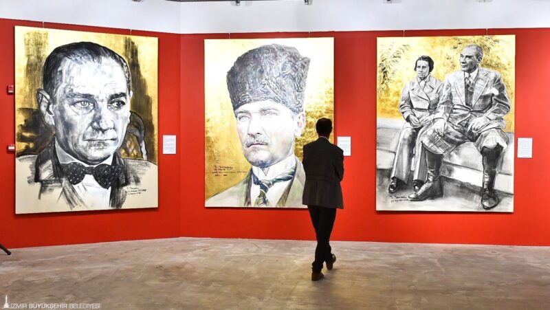 Cumhuriyetin 100. yılında sanatçı Ergün Başar’ın “Atatürk: İz Bırakan İlkler