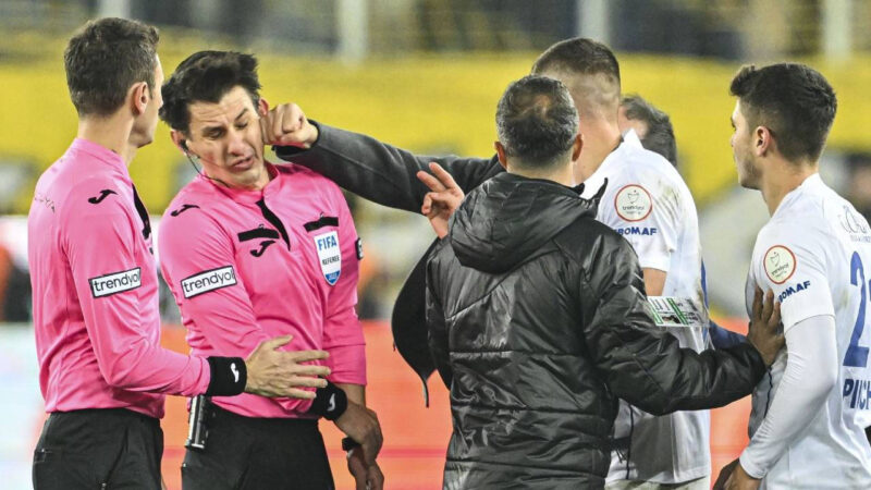 Ankaragücü Başkanı Faruk Koca'nın hakem Halil Umut Meler'e saldırmasına yönelik