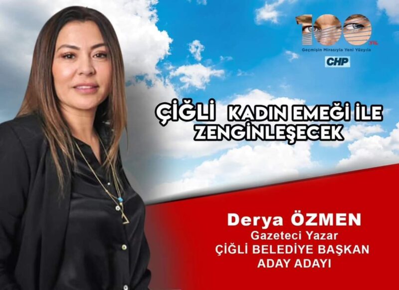Çiğli Belediye Başkan aday adayı olan gazeteci Derya Özmen, başvuru