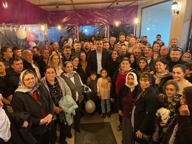 Harmandalı’nda İnönü ve Uğur Mumcu Mahallesi yaşayanlarıyla bir araya geldi
