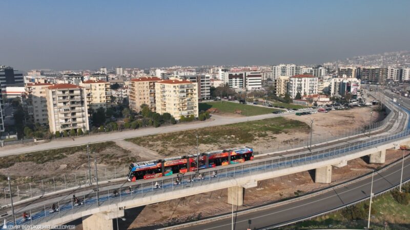İzmir Büyükşehir Belediyesi sona yaklaşan Çiğli Tramvayı’nda test sürüşlerine başlıyor.