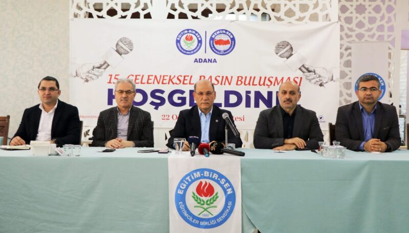 Eğitim-Bir-Sen Adana Şube Başkanı Mehmet Sezer; " Yarı yıl tatilinin