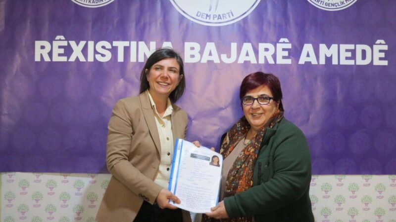 DEM Parti'nin Diyarbakır Büyükşehir Belediyesi Eş Genel Başkan adaylarından biri