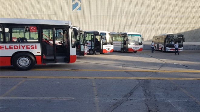 İzmir'de otobüsle ulaşımı sağlayan ESHOT, İZSU’nun altyapı çalışmaları nedeniyle Aliağa’da