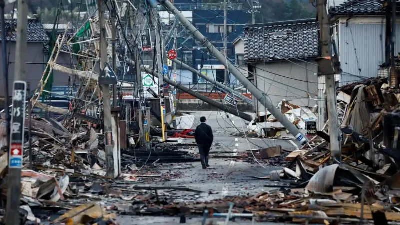 japonya’nın Ishikawa eyaletinde meydana gelen 7.6 büyüklüğündeki depremde ölü sayısı