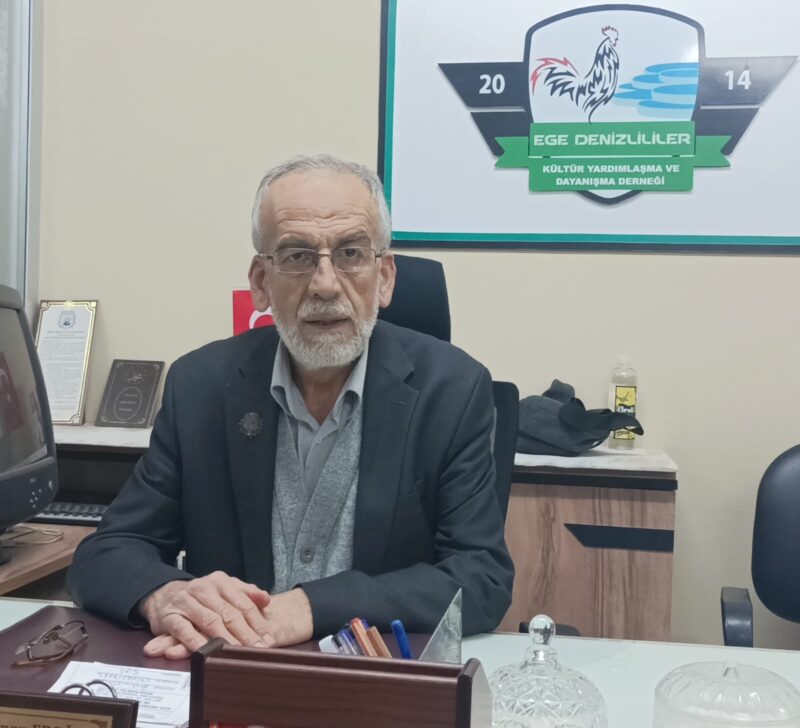 Farklı kültürlerin harman olduğu İzmir'de, Çiğli'de Denizliler Dernek Başkanı Abdurrahman
