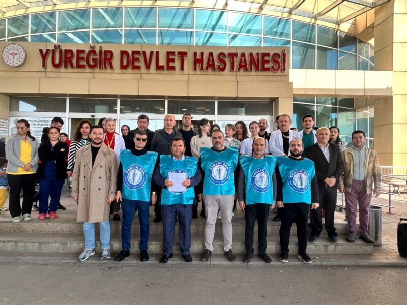 Memur-Sen ve Sağlık-sen Adana Şubesi Başkanı Bekir Nennioğlu Yüreğir Devlet