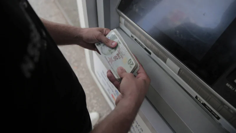ATM’lerde, 5 bin lira olan nakit çekim limiti en az