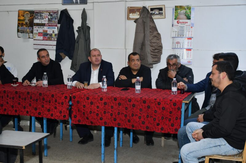 CHP Menderes Belediye Başkan Adayı İlkay Çiçek mahalle buluşmaları kapsamında