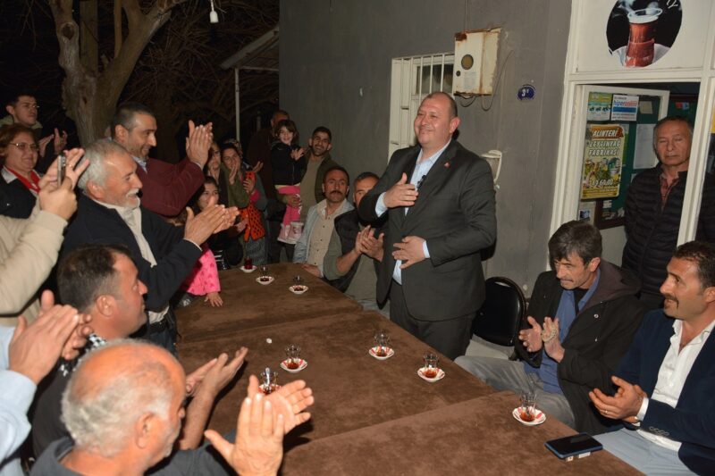 CHP Menderes Belediye Başkan Adayı İlkay Çiçek, Kısıkköy Sanayi Sitesi