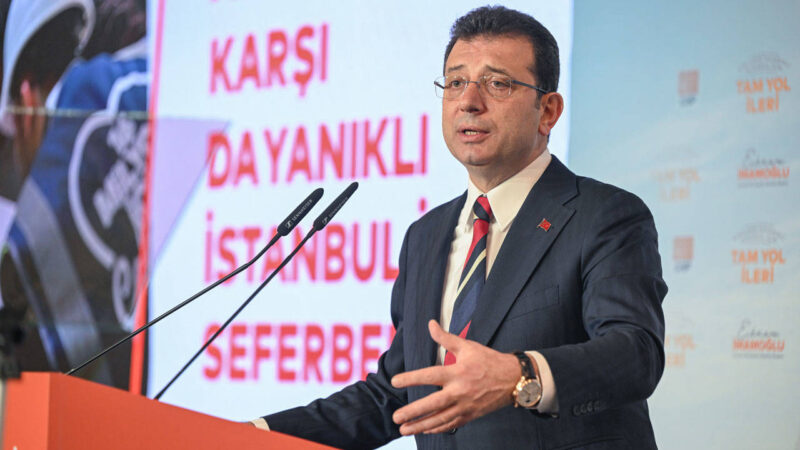 İBB Başkanı Ekrem İmamoğlu, "Sizin yaptırdığınız anketlerde sonuç ne?" sorusuna,