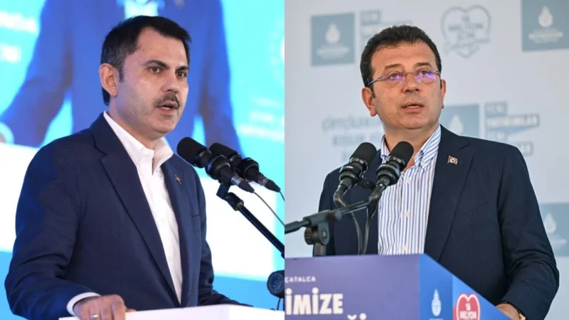 Yerel seçime 38 gün kala Ekrem İmamoğlu ve Murat Kurum'un