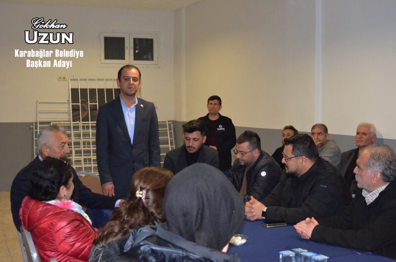 İYİ Parti Karabağlar Belediye Başkan Adayı Gökhan Uzun, Seydişehirliler Derneği’ni
