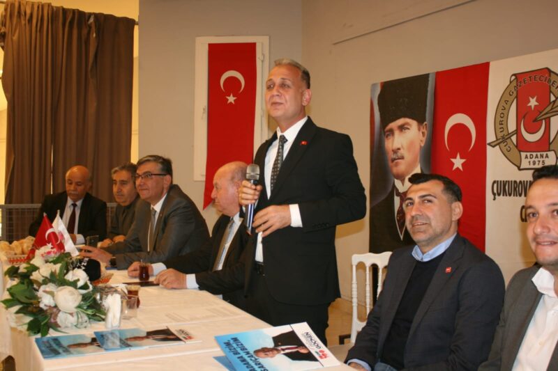 Cumhuriyet Halk Partisi (CHP) Sarıçam Belediye Başkan Adayı Hüseyin Göçmen,