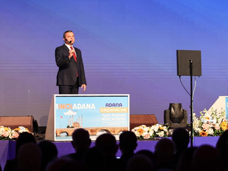 Adana Büyükşehir Belediye Başkan Adayı Fatih Mehmet Kocaispir, proje tanıtım