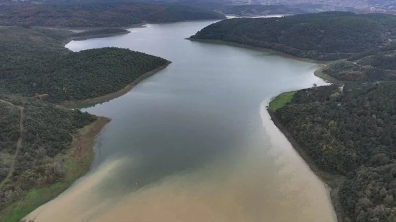 İstanbul'a su sağlayan barajlardaki doluluk oranı son yağışlarla birlikte yüzde