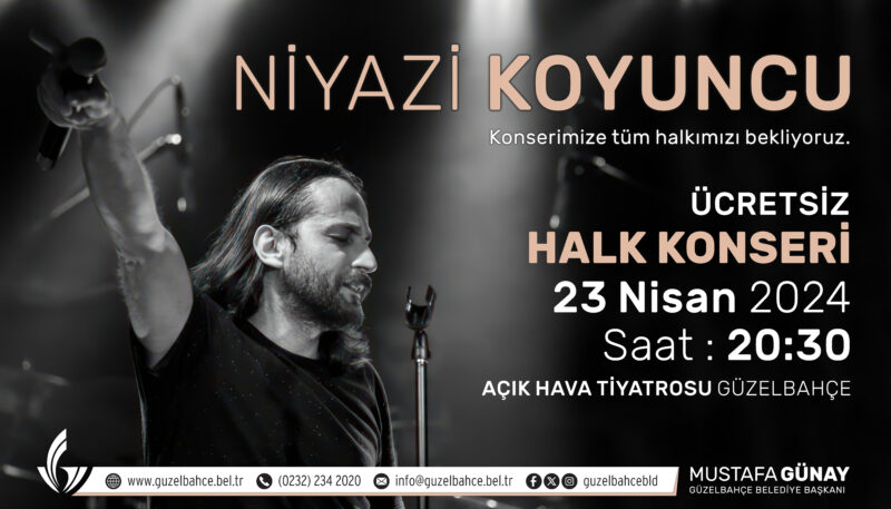Güzelbahçe Belediyesi 23 Nisan Ulusal Egemenlik ve Çocuk Bayramı’nda çocuklar