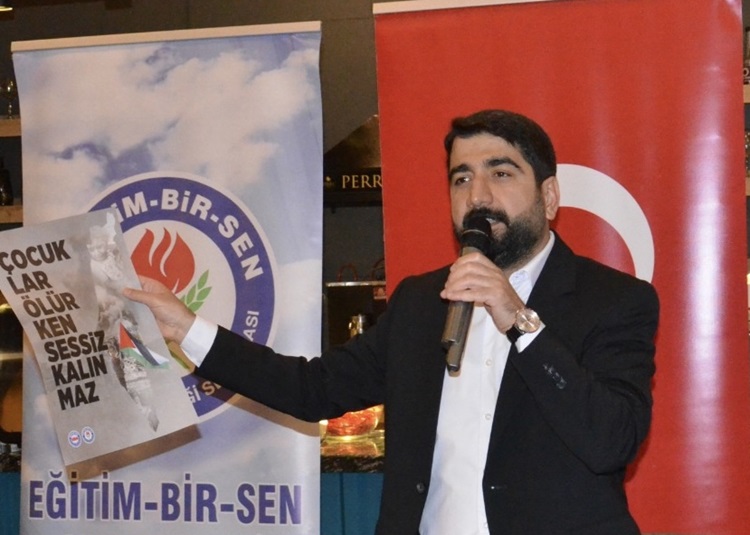 Mehmet Demir, Eğitim-Bir-Sen Adıyaman Şubesi İşyeri Temsilcileri istişare toplantısında sendikal