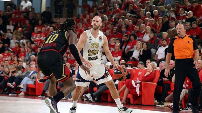 THY Euroleague'de Fenerbahçe Beko uzatmaya giden maçta Monaco'yu deplasmanda 95-91
