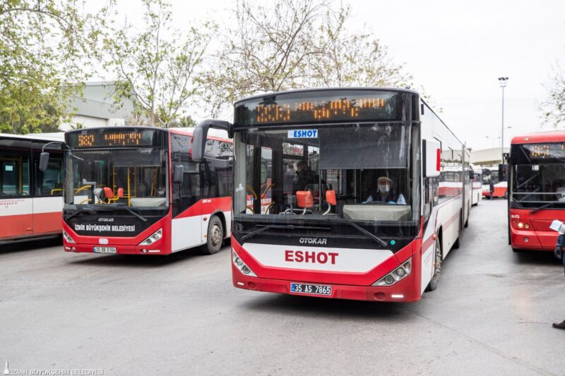 İzmir Büyükşehir Belediyesi’ne bağlı ESHOT, İZULAŞ, İZTAŞIT, İZDENİZ, Metro ve