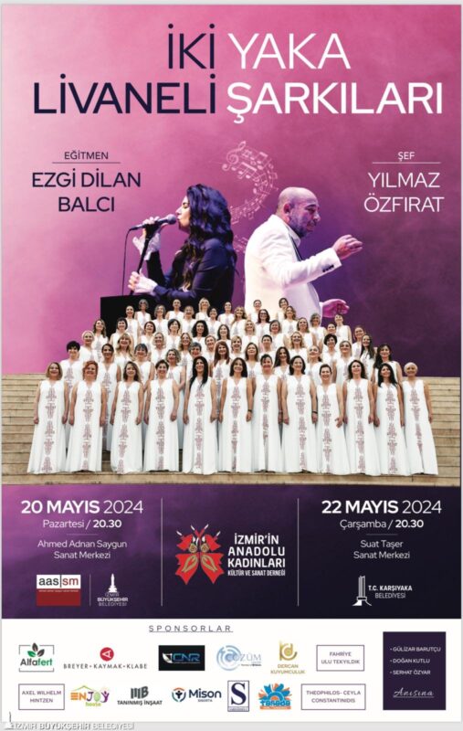 
İzmir’in Anadolu Kadınları Kültür ve Sanat Derneği tarafından İzmir Büyükşehir
