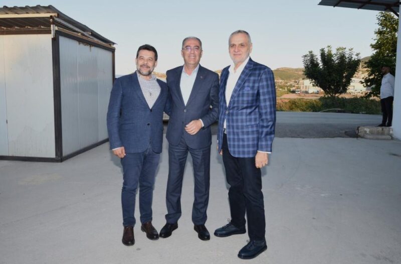 Ziyarette Antakya Ticaret ve Sanayi Odası Başkanı Çinçin ve yönetim