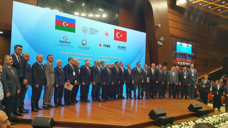 Türkiye -Azerbaycan İş Forumu 08 Mayıs 2024 günü Ankara'da bulunan
