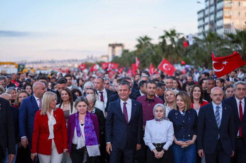 Cumhuriyet Halk Partisi Genel Başkanı Özgür Özel, Samsun'da Kurtuluş Yürüyüşü’ne