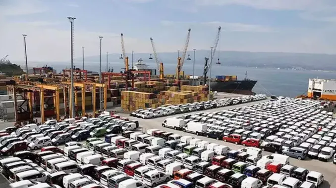 Türkiye otomotiv endüstrisinin nisan ayı ihracatı yüzde 2 artışla 2,75