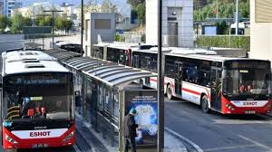İzmir ESHOT'un 315 numaralı otobüsü Karaçam - Evka 3 Metro