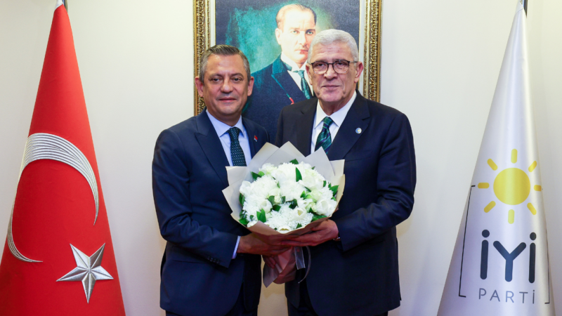 CHP Genel Başkanı Özel, İYİ Parti Genel Başkanı Dervişoğlu’nu ziyaret