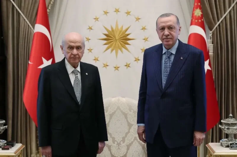 Cumhurbaşkanı Recep Tayyip Erdoğan'ın bugün saat 16.00'da MHP Genel Başkanı
