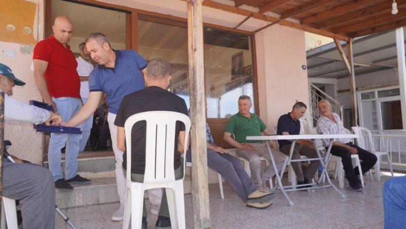 Güzelbahçe Belediye Başkanı Mustafa Günay Payamlı, Çamlı köy kahveleriyle Yelki